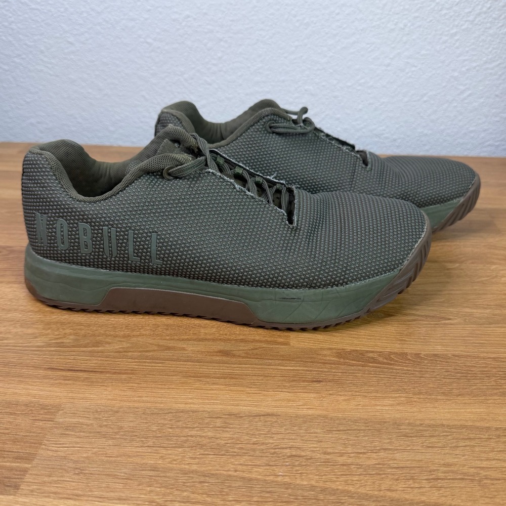 NOBULL‎ Olive Green Mesh Training Gym Workout Shoes Men's Size 9.5